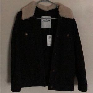 Hollister black denim jacket